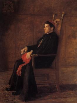 托馬斯 伊肯斯 Portrait of Cardinal Sebastiano Martinelli